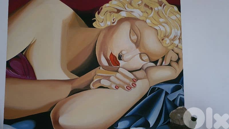 oil painting 95 cm  x  72 cm 0