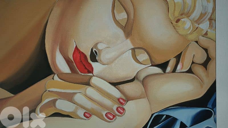 oil painting 95 cm  x  72 cm 2