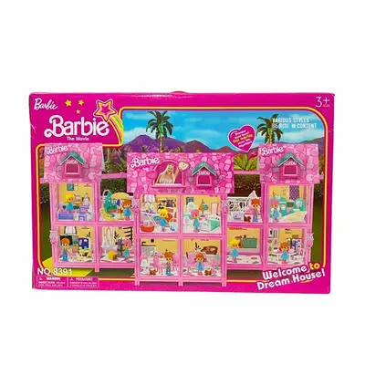 Doll’s Large House Playset for Kids - طقم بيت دمى كبير للأطفال للعب