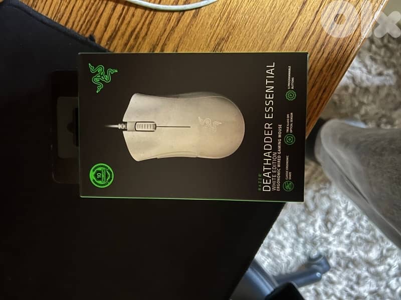 Mouse razer deathadder essential mercury white 0