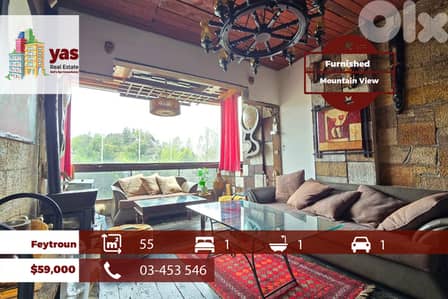 Feytroun 55m2 | Furnished Chalet | Mountain View | Modern | DA