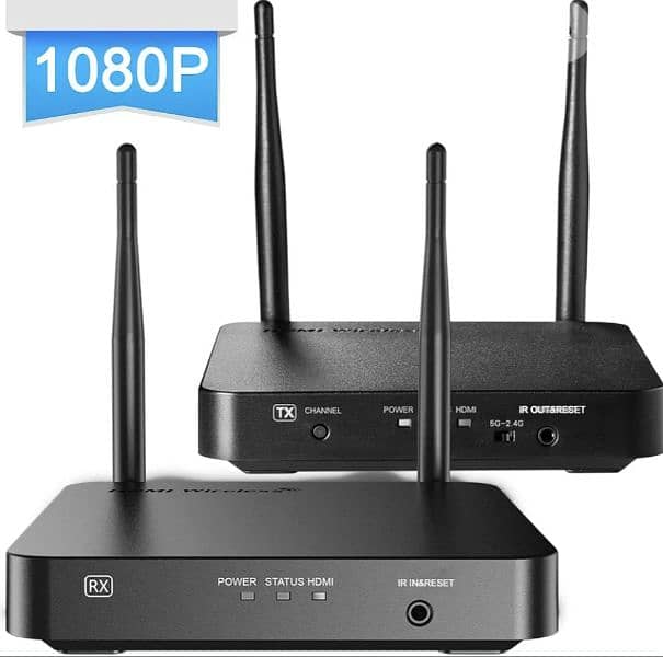 Annke HDMI Extender Kit/ 1080p Wireless Transmitter 328 Feet/100M 0