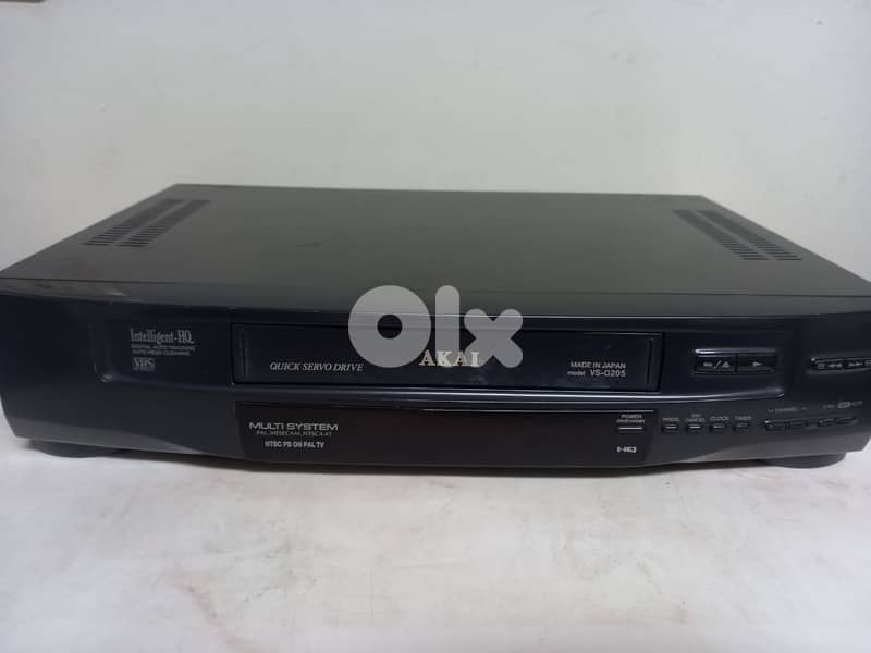 Akai VS-G205 VHS video recorder multi-system made in Japan without rem 0