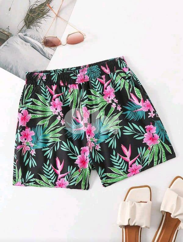 New Casual Woman Loose Summer Beach Short 3