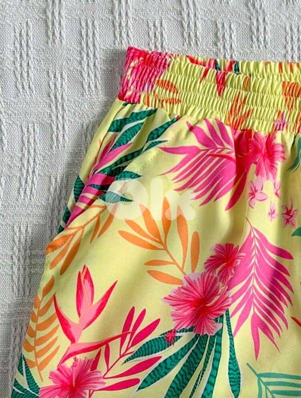 New Casual Woman Floral Print Summer Short 6