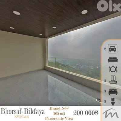Bhorsaf | Brand New 165m² Apart | Panoramic View | Prime Neighborhood