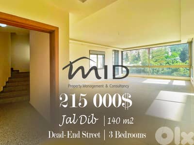 Jal El Dib | Brand New 3 Bedrooms Ap | Open View | Underground Parking