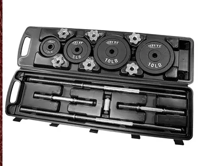 Adjustable Barbell & Dumbbell Weight Kit