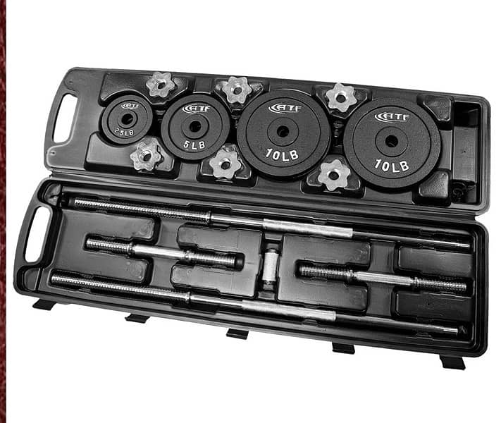 Adjustable Barbell & Dumbbell Weight Kit 0