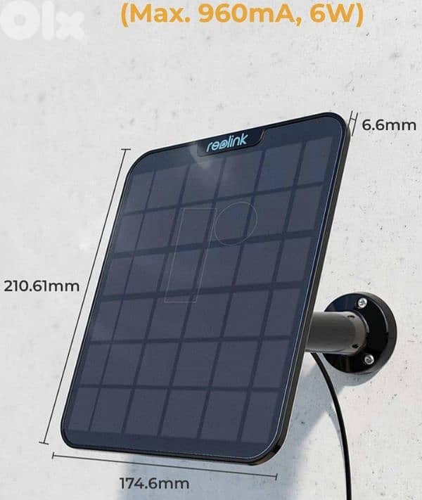 Reolink solar panel 2 (5.8 W) Designed for Type-C reolink cameras. 1
