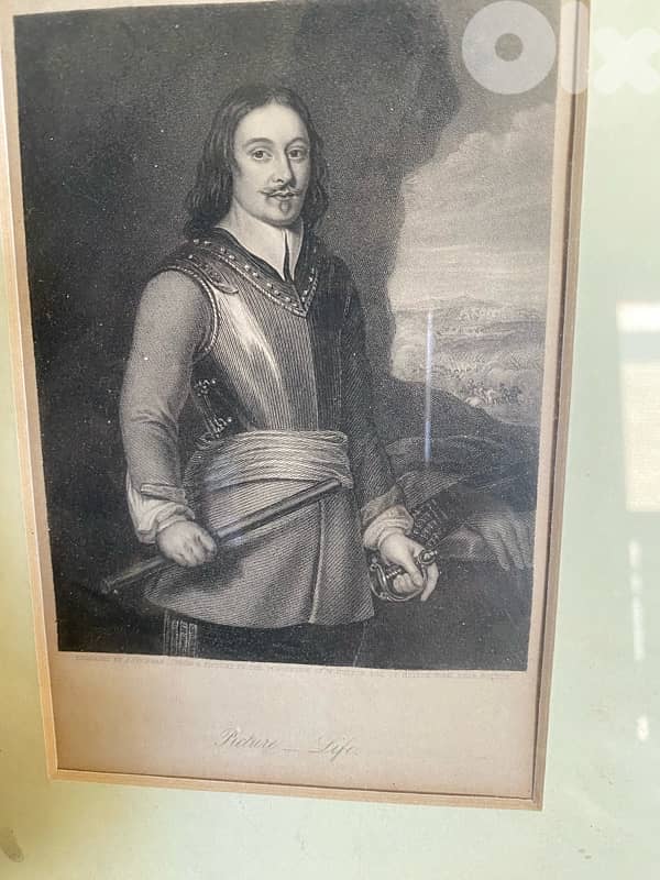 old gravure antique vintage painting 1