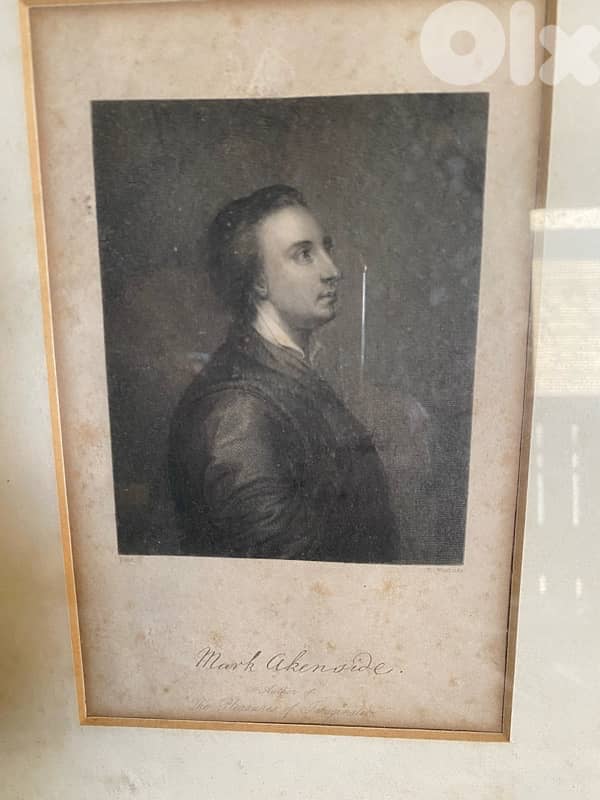 old gravure vintage antiques painting 1