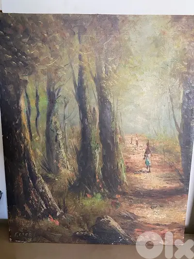 old painting signed. 71 x58 cm