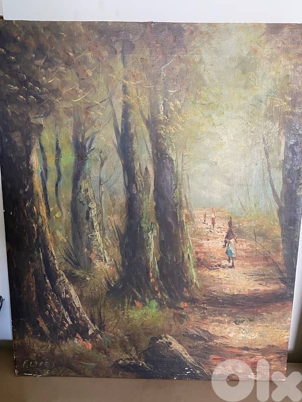 old painting signed. 71 x58 cm 0