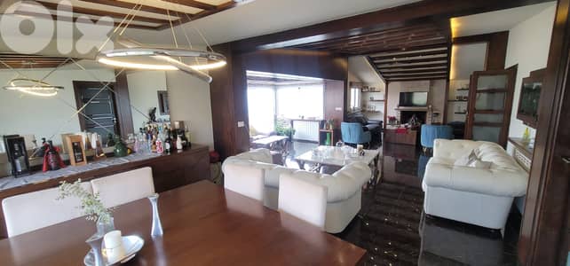 L21198 - Furnished Apartment with Mountain View For Sale in Ajaltoun