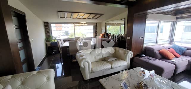 L21198 - Furnished Apartment with Mountain View For Sale in Ajaltoun