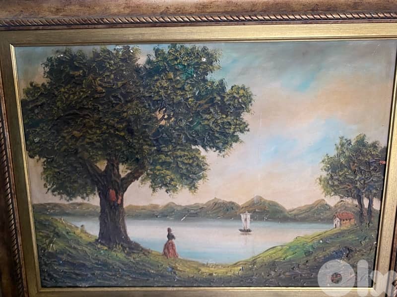 old painting signed. 73 x 53 cm. without frame 0