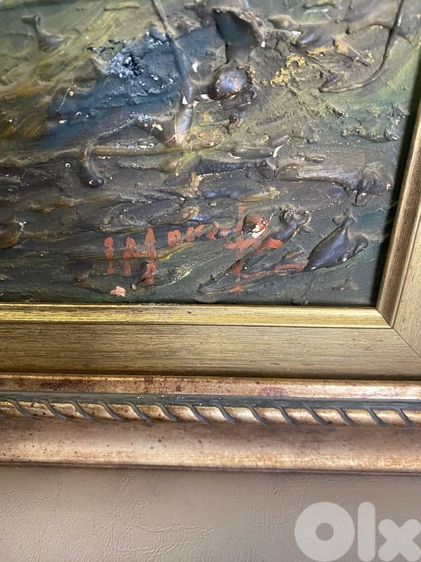 old painting signed. 73 x 53 cm. without frame 1