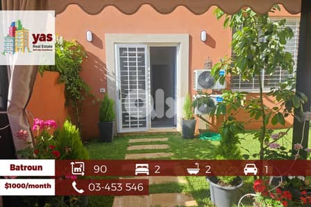 Batroun 90m2 | 66m2 Garden | Rent | Prime Location | MCH