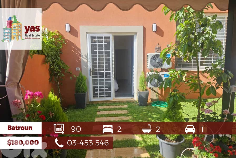 Batroun 90m2 | 66m2 Garden | Mint Condition | Prime Location | MCH 0