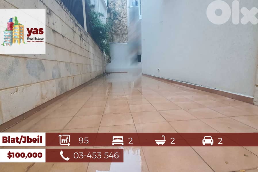 Jbeil/Blat 95m2 | 75m2 Terrace | Brand New | Luxury | Catch | 0