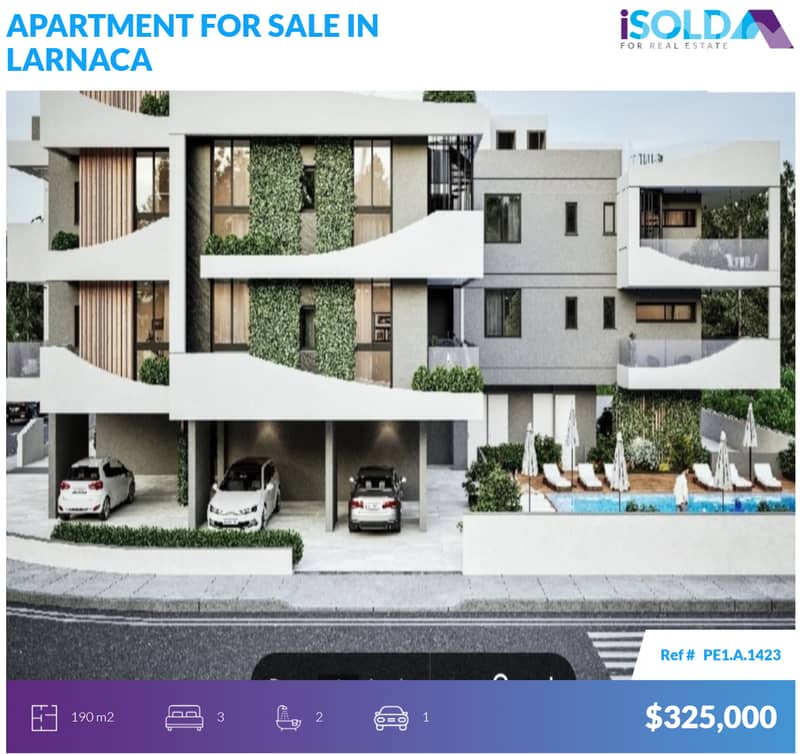 "Good Investment" 3 bedroom apartment 4sale in Larnaca - Cyprus 0