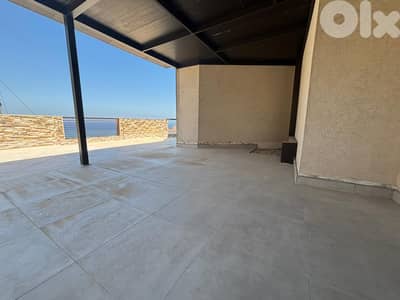 L21212 - Brand New Apartment with Terrace & Sea View For Sale in Dbaye
