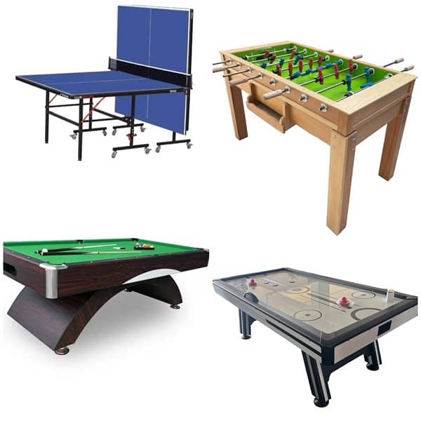 Pool Billard table / Babyfoot / Air hockey / Stiga Pingpong table 0