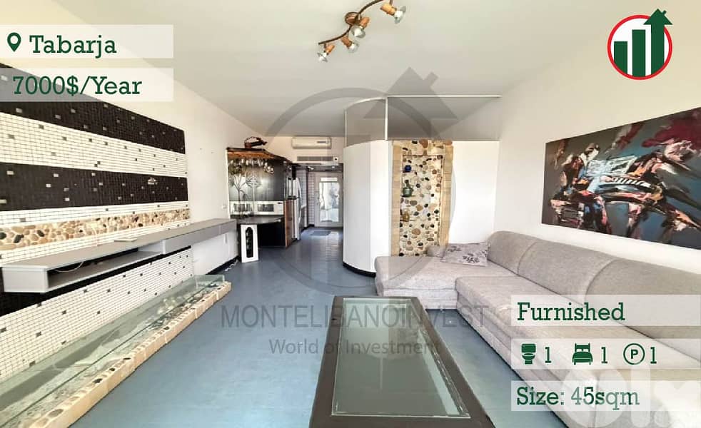 Furnished Chalet for rent in Tabarja !! 2