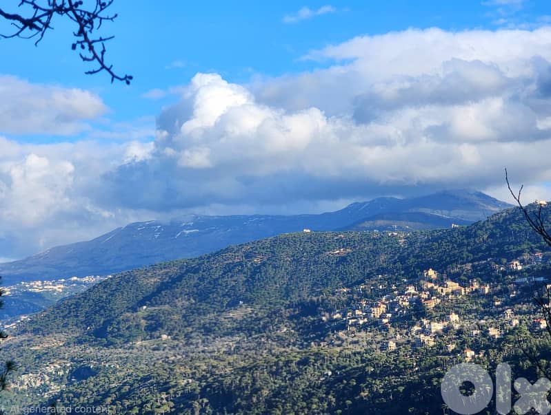 2610 SQM Land in Baabdat, Metn overlooking the Mountains 0