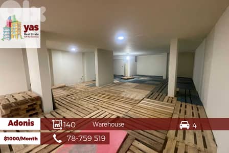 Adonis 140m2 | Warehouse/Shop | Excellent Condition | Rent | JA