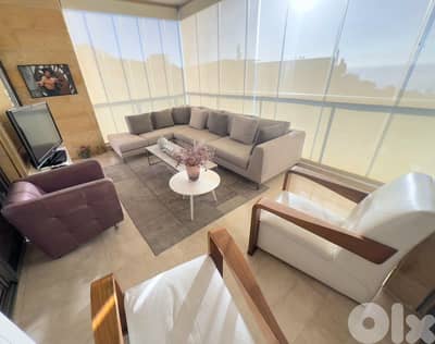 Apartment for sale in Bsalim/ Open view/ Furnished/ decorated