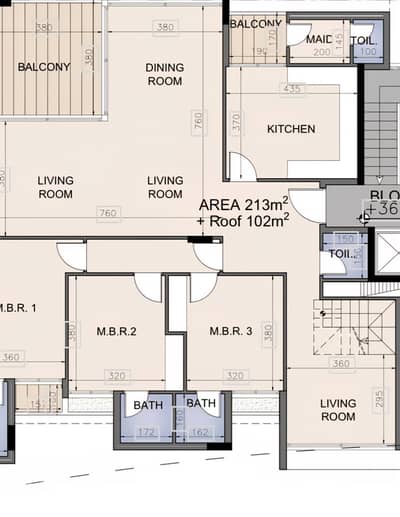 Apartment for sale in Beit el Chaar/ Duplex/ Under construction/ Amazi