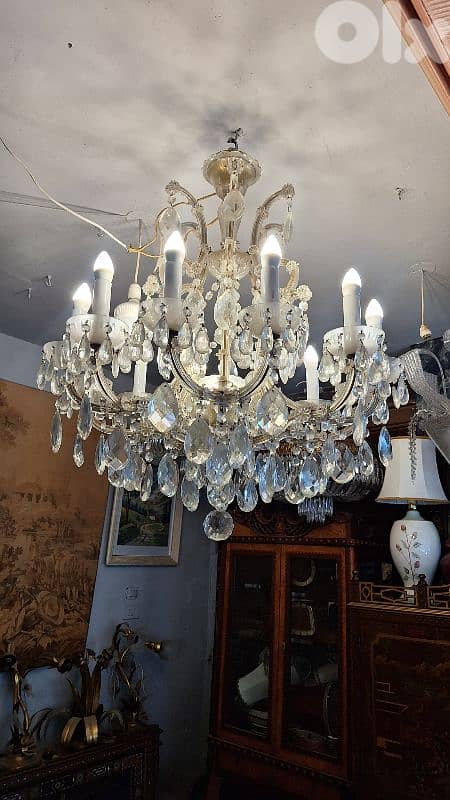 antique original czech marrie theresa chandelier 0
