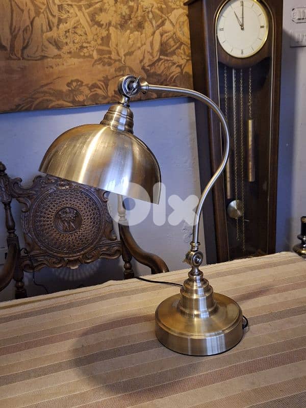 flexible brass desk lamp 0