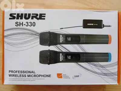 shure double mic wireless