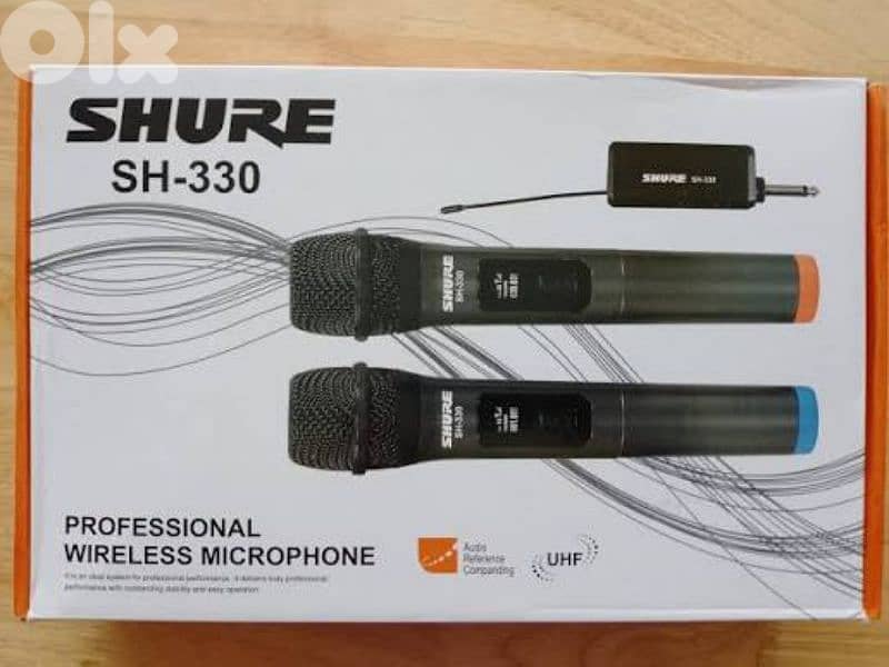 shure double mic wireless 0