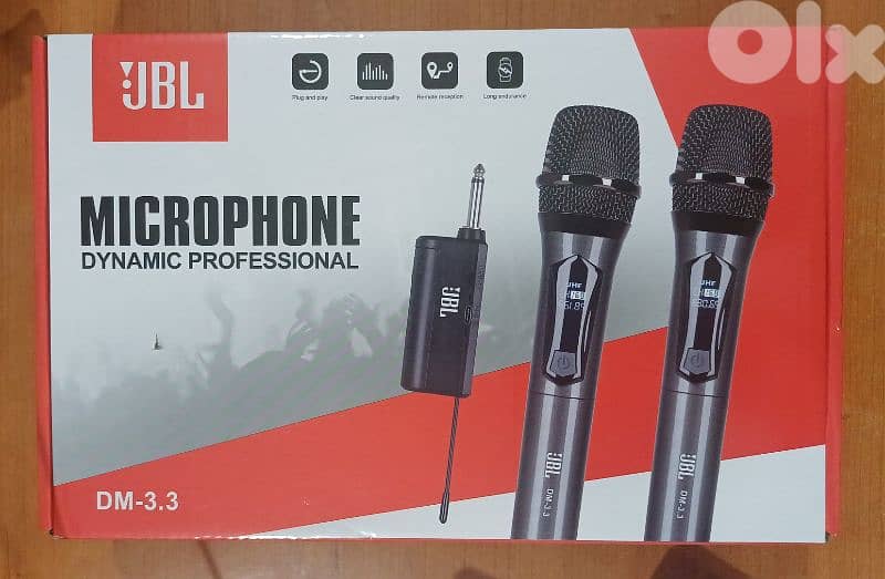 jbl double mic wireless 0
