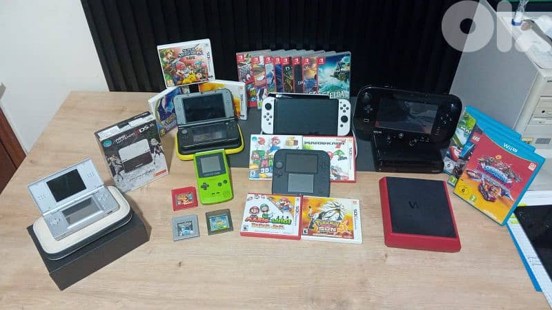 nintendo, 3ds, wii u, switch oled, gameboy 0