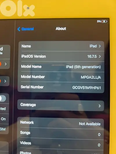 Ipad 5th generation