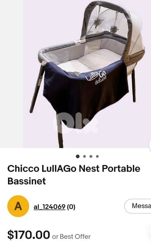 chicco lullaGo nest portable bassinet 0