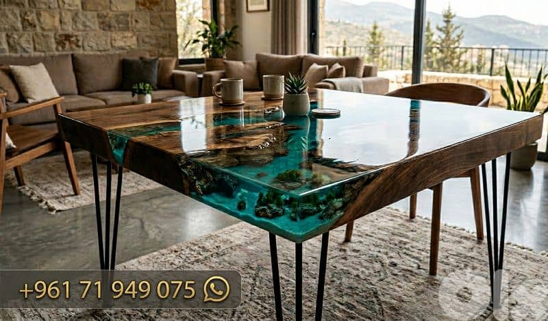 new tables lebanon 2026 ipoxy resin tables 0