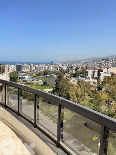 L21219 - Semi-Furnished Apartment with Terrace For Sale in Bouchrieh