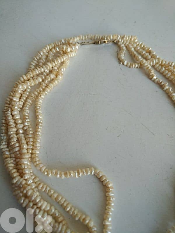 Old five strand freshwater rice pearls necklace - Not Negotiable 2