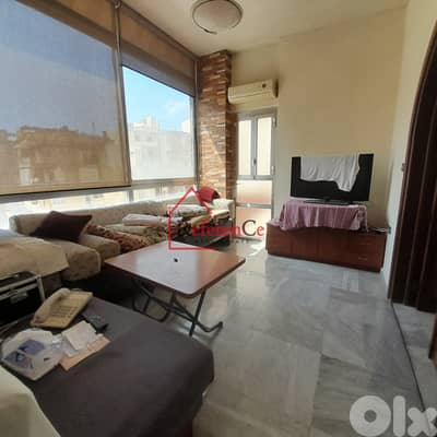 Furnished/Terrace apartment in Zalka شقة مفروشة/تراس في الزلقا