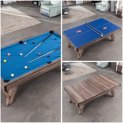 8ft 3-in-1 Billiard, Table Tennis, and Dining Table