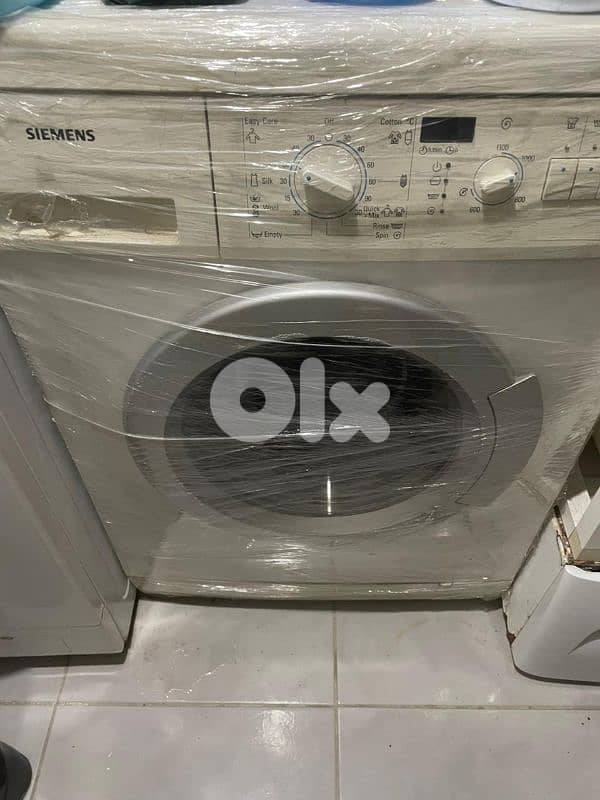 Siemens washing machine + Zanussi dryer 1