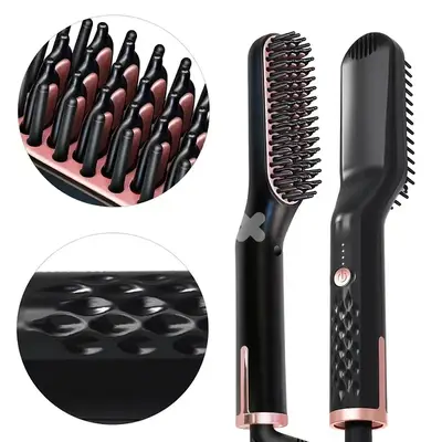 The Beard Straightener for Men: Quick Styling Comb for a Smooth, Polis
