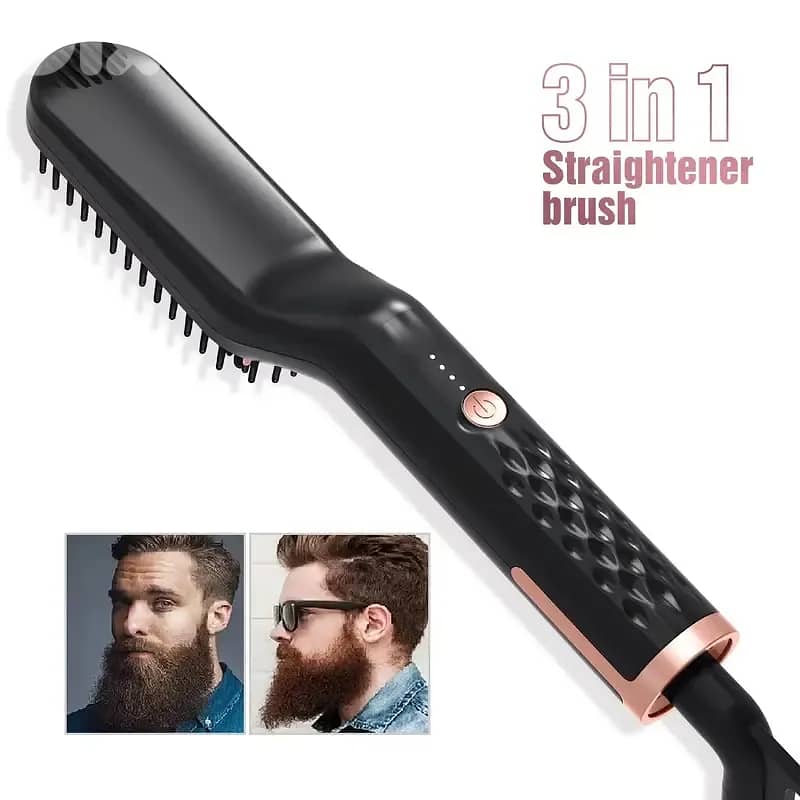 The Beard Straightener for Men: Quick Styling Comb for a Smooth, Polis 2