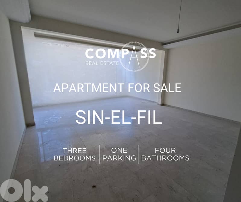 APARTMENT FOR SALE IN SIN EL FIL 0